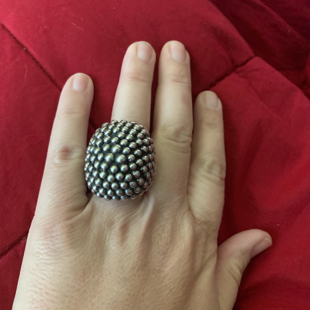 Sterling Silver Mexico stamped ring size 7.5